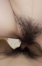 Konomi Asian licks balls and has hairy cunt screwed in threesome